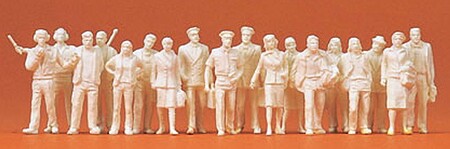 Preiser Civil Airline Personnel, Travelers & Personnel Model Railroad Figures 1/72 Scale #72528