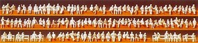 Preiser Unpainted Seated People Set