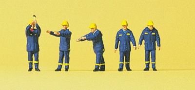 Preiser THW Federal Technical Emergency Service Workers #1 Model Railroad Figures N Scale #79180