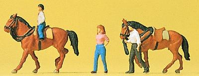 Preiser Horse Riders #1 Model Railroad Figures N Scale #79183