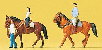 Preiser Horse Riders #2 Model Railroad Figures N Scale #79184