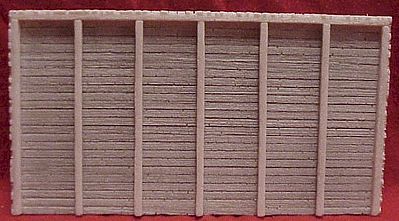 Pre-Size Timber Retaining Wall (6-1/4 x 3-1/2) HO Scale Model Railroad Miscellaneous Scenery #110