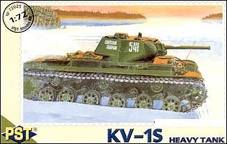 PST KV1S Soviet Heavy Tank Plastic Model Tank Kit 1/72 Scale #72025