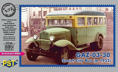 PST 1/72 GAZ03-30 Mod 1933 Soviet City Bus
