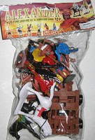 Playsets 1/32 Alexander the Great Warriors & Armor Figure Playset (8 w/2 Horses, Chariot, Catapult & Acc) (Bagged)