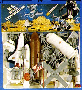 Playsets 1/32 US Space Exploration Giant Playset (36pcs) (Bagged)