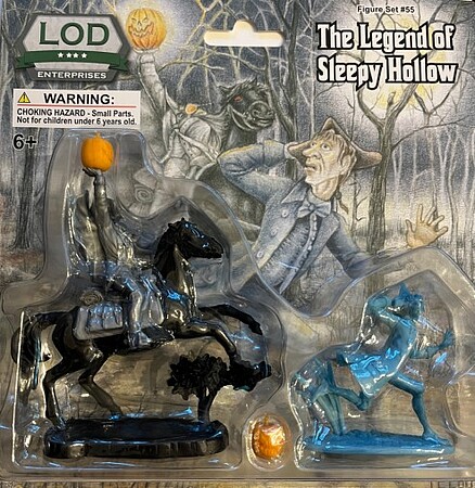 Playsets 1/32 The Legend of Sleepy Hollow Headless Horseman on Horse & Ichabod Crane Playset (Blister Carded) (LOD Enterprises)