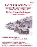Panzer-Tracts Panzer Tracts No.13-1 SdKfz 221, 222, 223 & SdKfz 260, 261 Military History Book #131