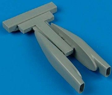 Quickboost F105 Air Scoops for Trumpeter Plastic Model Aircraft Accessory 1/32 Scale #32068