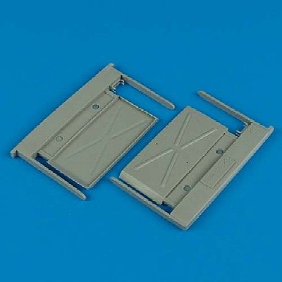 Quickboost MiG29A Fulcrum Air Intake Covers for TSM Plastic Model Aircraft Accessory 1/32 #32088