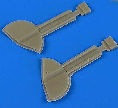 Quickboost Spitfire Mk Ixc Undercarriage Covers for RVL Plastic Model Aircraft Acc. Kit 1/32 #32201