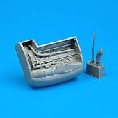 Quickboost P38 Engine for Academy Plastic Model Aircraft Accessory 1/48 Scale #48009