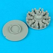 Quickboost SBD3 Dauntless Engine for Hasegawa Plastic Model Aircraft Accessory 1/48 Scale #48052