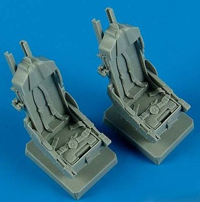 Quickboost F5F Seats w/Safety Belts for AFV Plastic Model Aircraft Accessory 1/48 Scale #48489