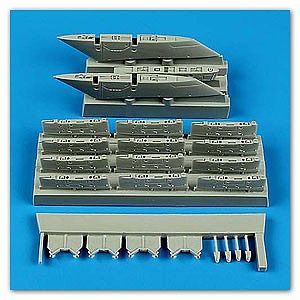 Quickboost A1 Skyraider Pylons for Tamiya Plastic Model Aircraft Accessory 1/48 Scale #48537