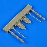 Quickboost JAS39 Gripen Pilot Tube for Kitty Hawk Plastic Model Aircraft Accessory 1/48 Scale #48579