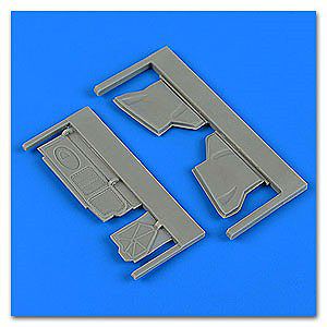 Quickboost Su25K Frogfoot Undercarriage Covers Plastic Model Aircraft Accessory 1/48 #48725