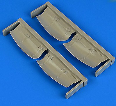 Quickboost He111H3 Undercarriage Covers for ICM Plastic Model Aircraft Acc. Kit 1/48 Scale #48825
