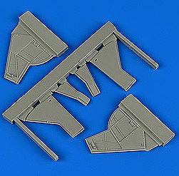 Quickboost Sea Fury FB 11 Undercarriage Covers ARX Plastic Model Aircraft Acc. Kit 1/48 Scale #48834