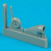 Quickboost Bf109K Air Intake & Tail Wheel for HLR (D) Plastic Model Aircraft Accessory 1/72 #72043