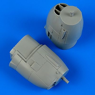 Quickboost P38 Lightning Correct Engine Covers for ACY Plastic Model Aircraft Accessory 1/72 #72418