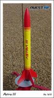Quest Astra III Model Rocket Quick Kit Level 1 Model Rocket Kit #1610