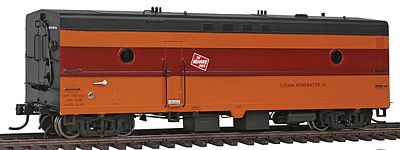Rapido Milwaukee Road #70 Steam Generator Car HO Scale Model Train Freight Car #107168