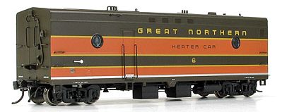 Rapido Great Northern #7 Steam Generator Car HO Scale Model Train Car #107212