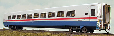 Rapido LRC Coach Amtrak No Number (white, blue, red) HO Scale Model Train Passenger Car #108032