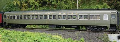 Rapido PS Osgood-Bradley 10-Window Coach Boston & Maine HO Scale Model Train Passenger Car #109042