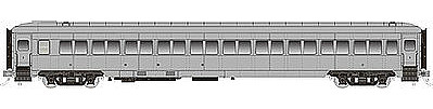 Rapido PS Osgood-Bradley 10-Window Smoker Coach w/Partial Skirt - Ready to Run Undecorated - HO-Scale