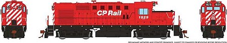 Rapido HO RS-18u CP Rail 1837
