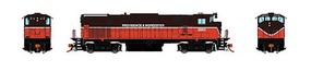 Rapido Montreal Locomotive Works MLW M420 Standard DC Providence & Worcester #2002 (Simplified, brown, red)