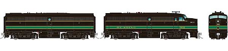 PREORDER Rapido 37027 HO ALCo FA-1 + FB-1 (DC/Silent): New Haven - As