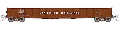Rapido 52 6 Canadian Mill Gondola - Ready to Run Canadian National (Various Roadnumbers - Boxcar Red, 12 Lettering) - HO-Scale