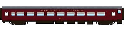 Rapido The Panorama Line(TM) Coach, Lighted, Assembled, MT Couplers Canadian Pacific #2235 - N-Scale