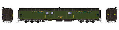 Rapido 73 Bagg-Exp Ontario Northland #411 N Scale Model Train Passenger Car #506517
