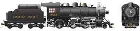 Rapido Class D10h 4-6-0 LokSound and DCC Canadian Pacific 1022 (black, graphite)