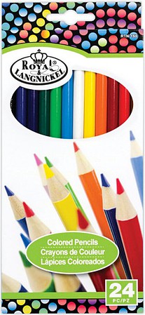 Royal-Brush Cool Art 24pc Colored Pencil Set