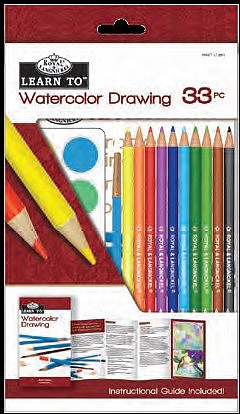 Royal-Brush Learn to Watercolor Drawing Art Set (33pc)