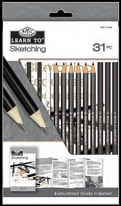 Royal-Brush Learn to Sketching Art Set (31pc)