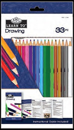 Royal-Brush Learn to Drawing Art Set (33pc)