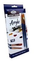 Royal-Brush Artist Acrylic Paint Set 12ml Tubes (12pc)