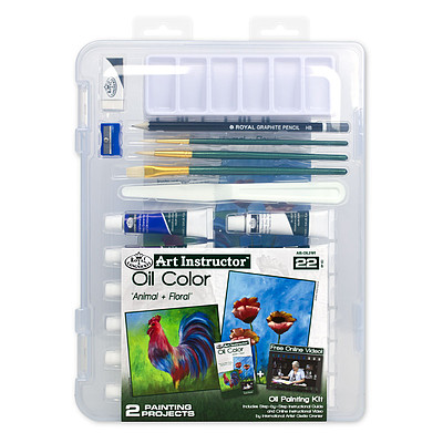 Royal-Brush Small Oil Clearview Painting Set #ais-oil3101