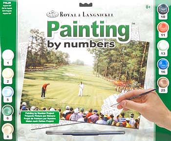 Royal-Brush Adult PBN Augusta Golf Paint By Number Kit #pal29