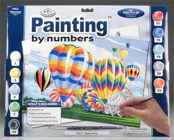 Royal-Brush PBN Ballooning 15x11-1/4 Paint By Number Kit #pal5