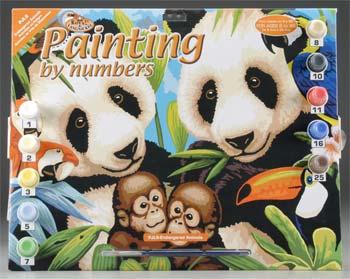 Royal-Brush Junior PBN Endangered Animals 15x11-1/4 Paint By Number Kit #pjl8
