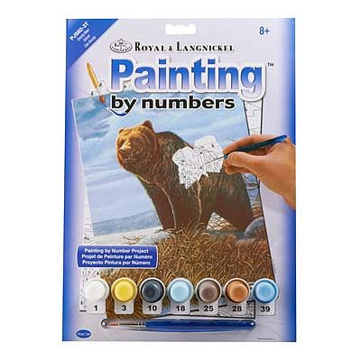 Royal-Brush PBN JR Small Griz Paint By Number Kit #pjs82