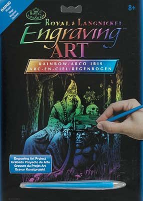 Royal-Brush Rainbow Engraving Art Wizard Scratch Art Metal Art Kit #rain20