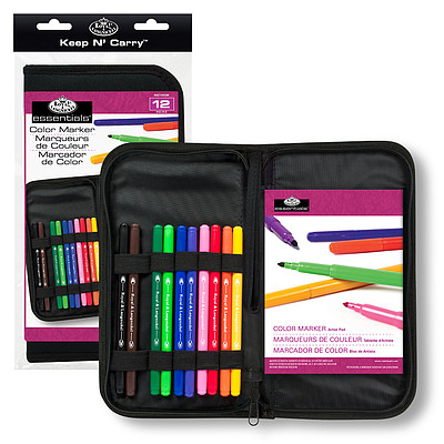 Royal-Brush Keep N Carry Color Marker Set Drawing Kit #rset-kccm